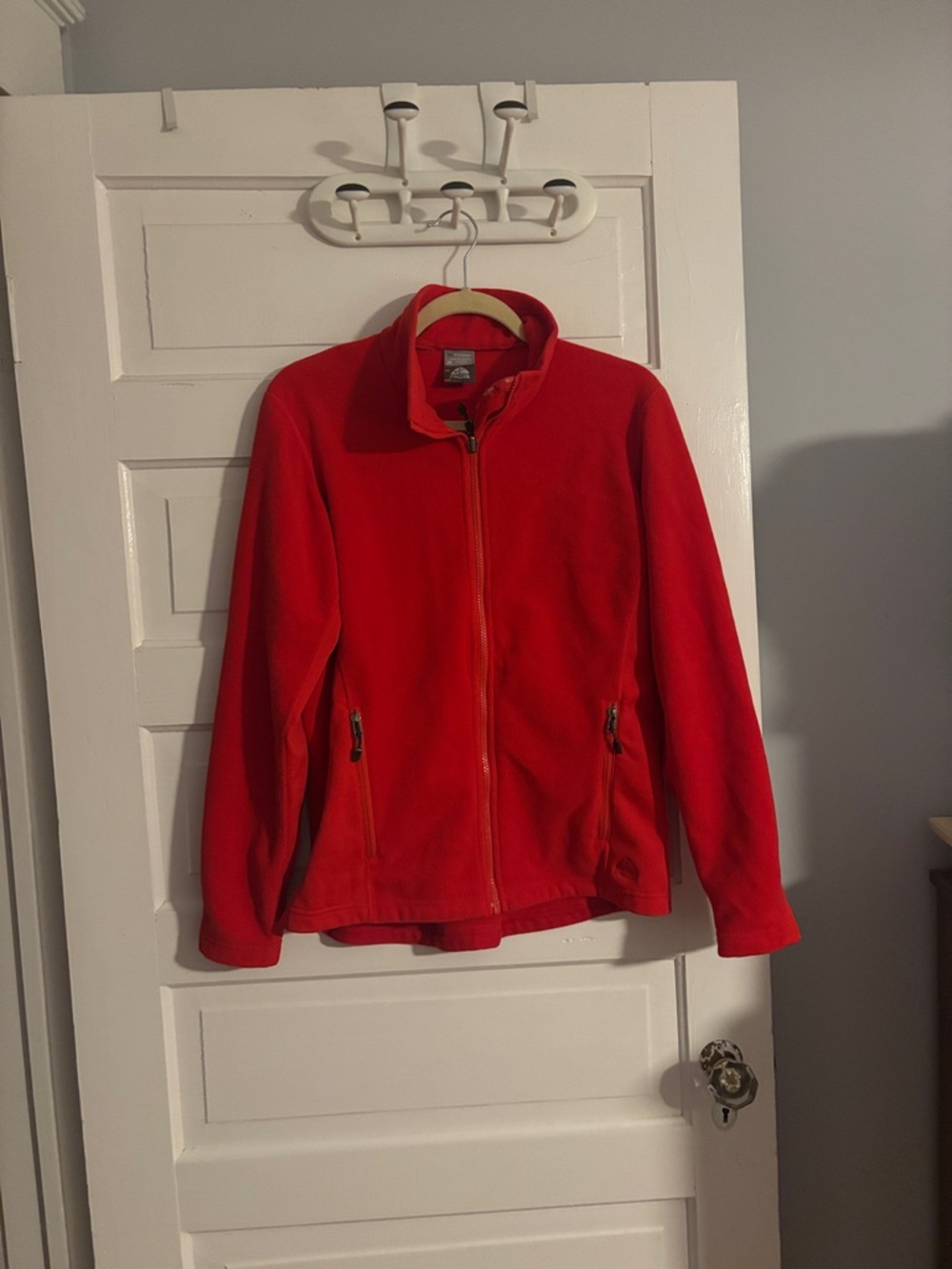 Nike ACG Bright Red Full-Zip Fleece Jacket